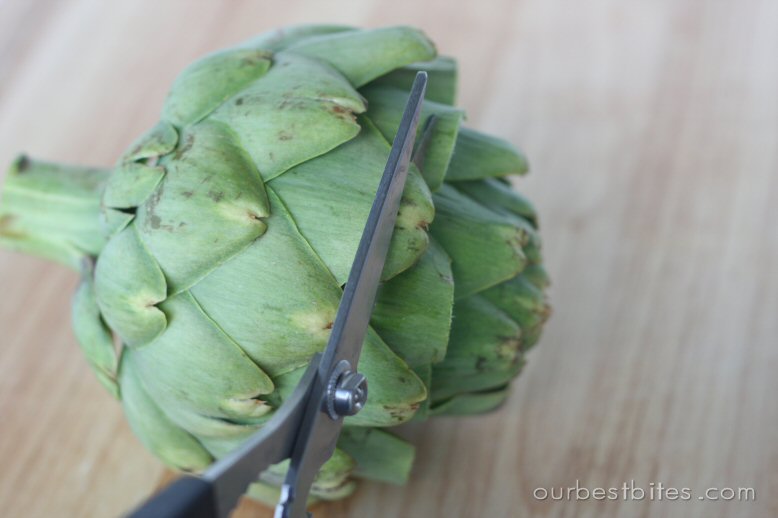 Fire Roasted Artichokes Plus How To Prep An Artichoke Our Best Bites