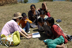 children in nepal ( they could read, but had no clue what they were reading