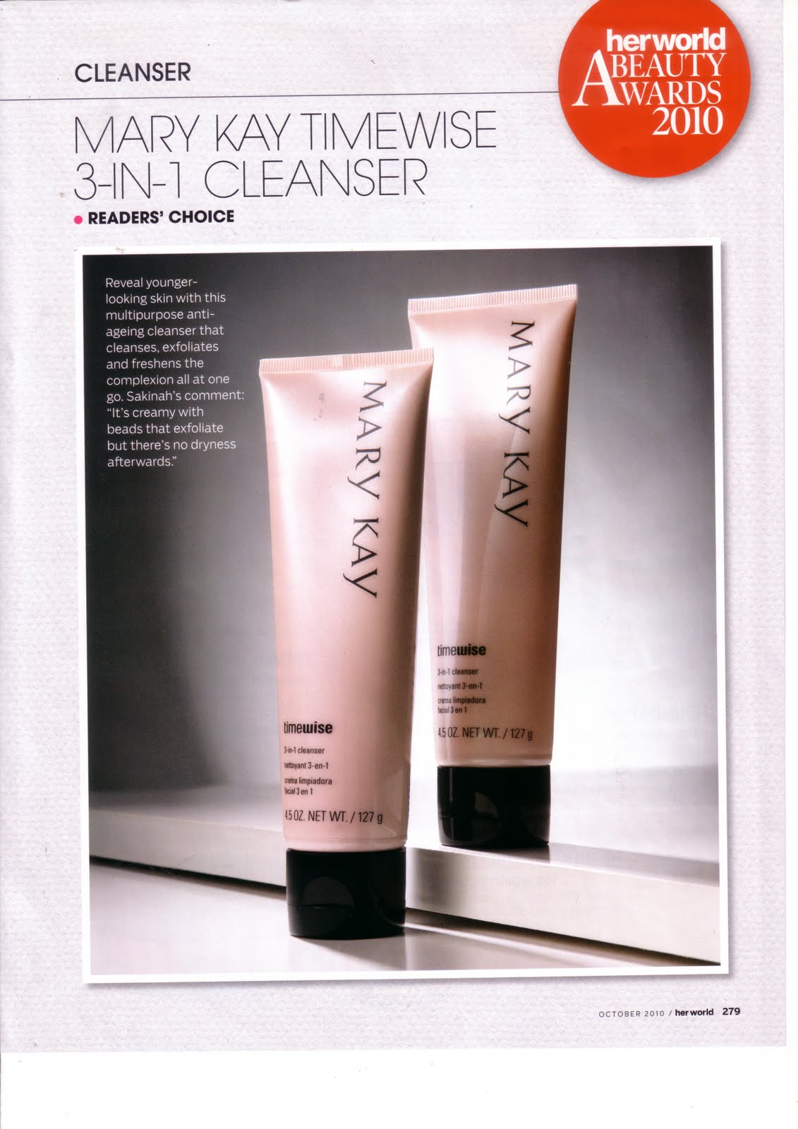 timewise cleanser 3 in 1