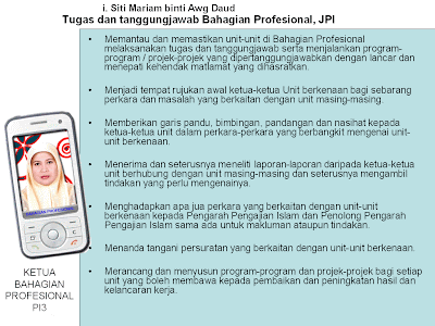 Bahagian Profesional JPI Tugas dan Tanggungjawab Pegawai dan