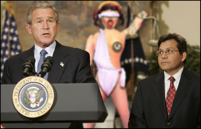 Bush, Gonzales, and Lady Justice