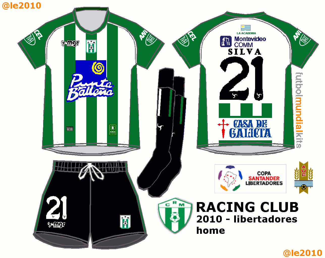 Escudo Racing Club Montevideo