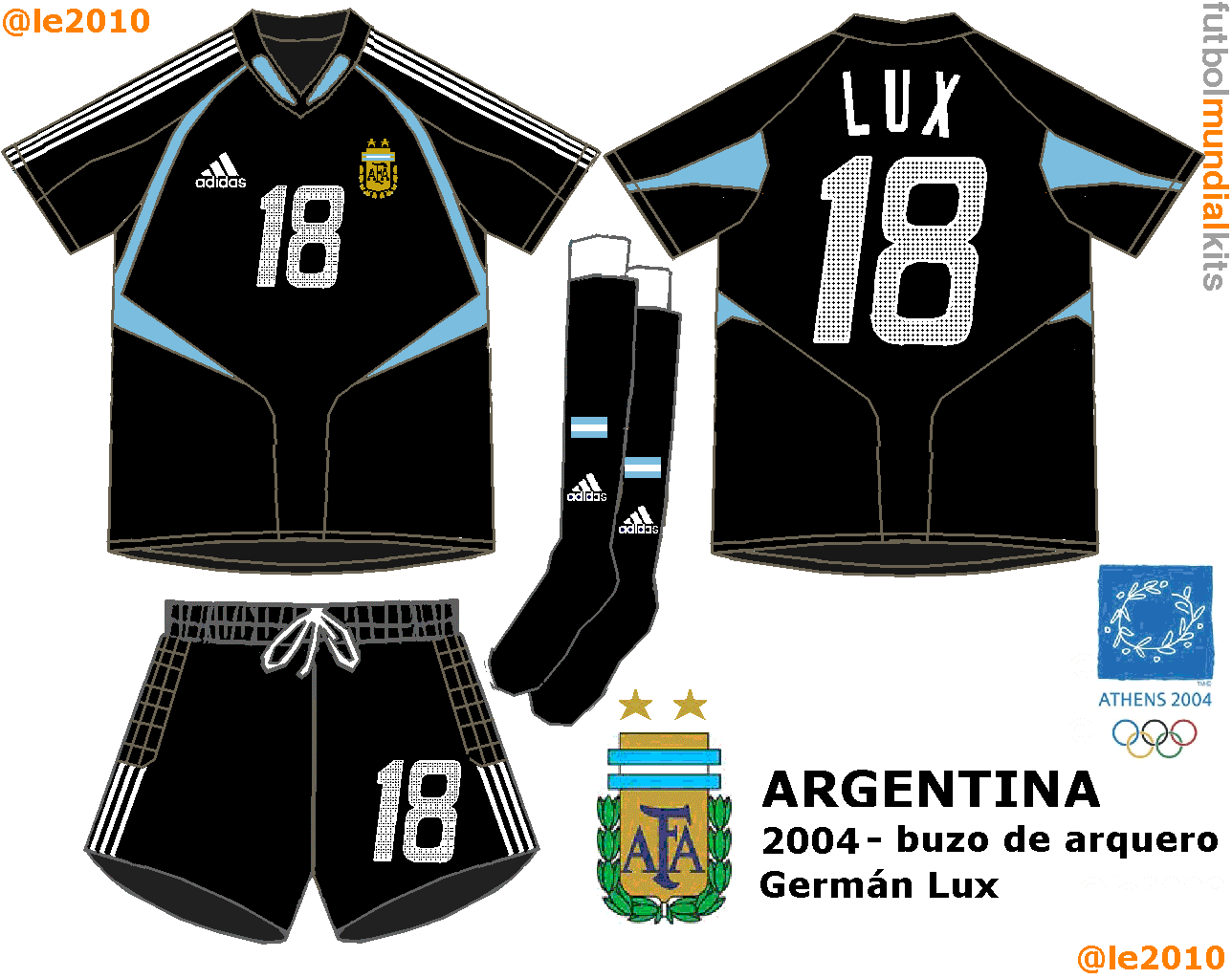 Futbol Mundial Kits Uruguay Seleccion Argentina 2004 2005 Buzo De Arquero