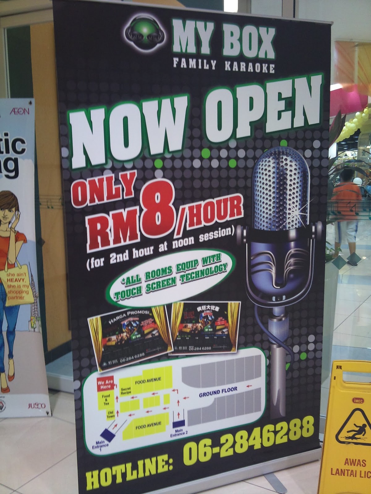 Aeon Jusco Bandaraya Melaka 4 December 2010. newly open My Box