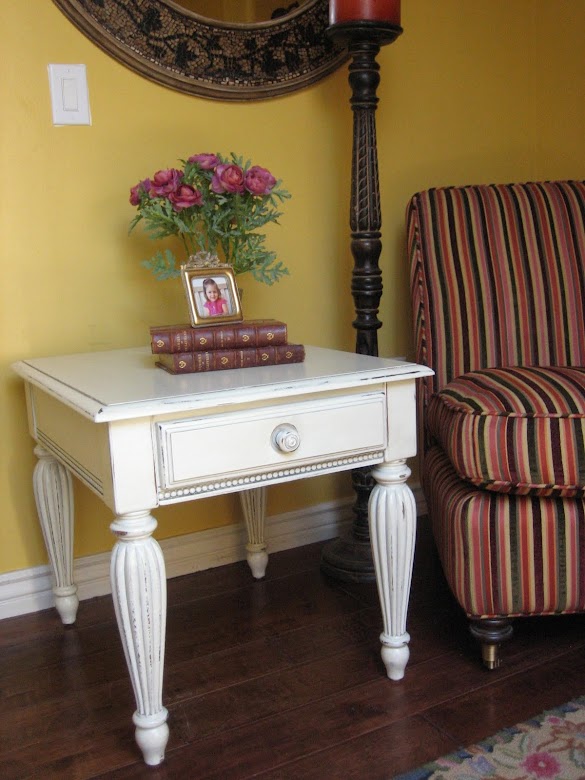 White End Tables And Coffee Table - Panorama Cocktail Table - White - Coffee Tables at Hayneedle - With the white supports and dark top, you'll be able to place any varieties of decor on them and have it all come together beautifully.