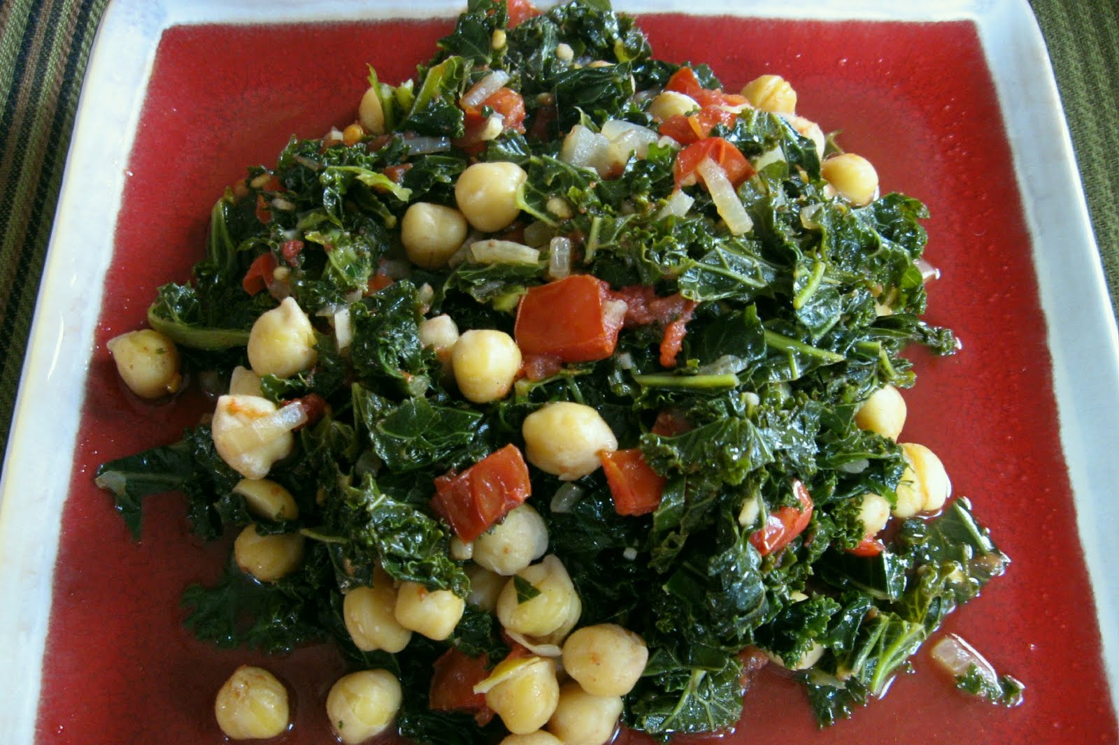 The Days Are Just Packed! Indian Spiced Kale & Chickpeas
