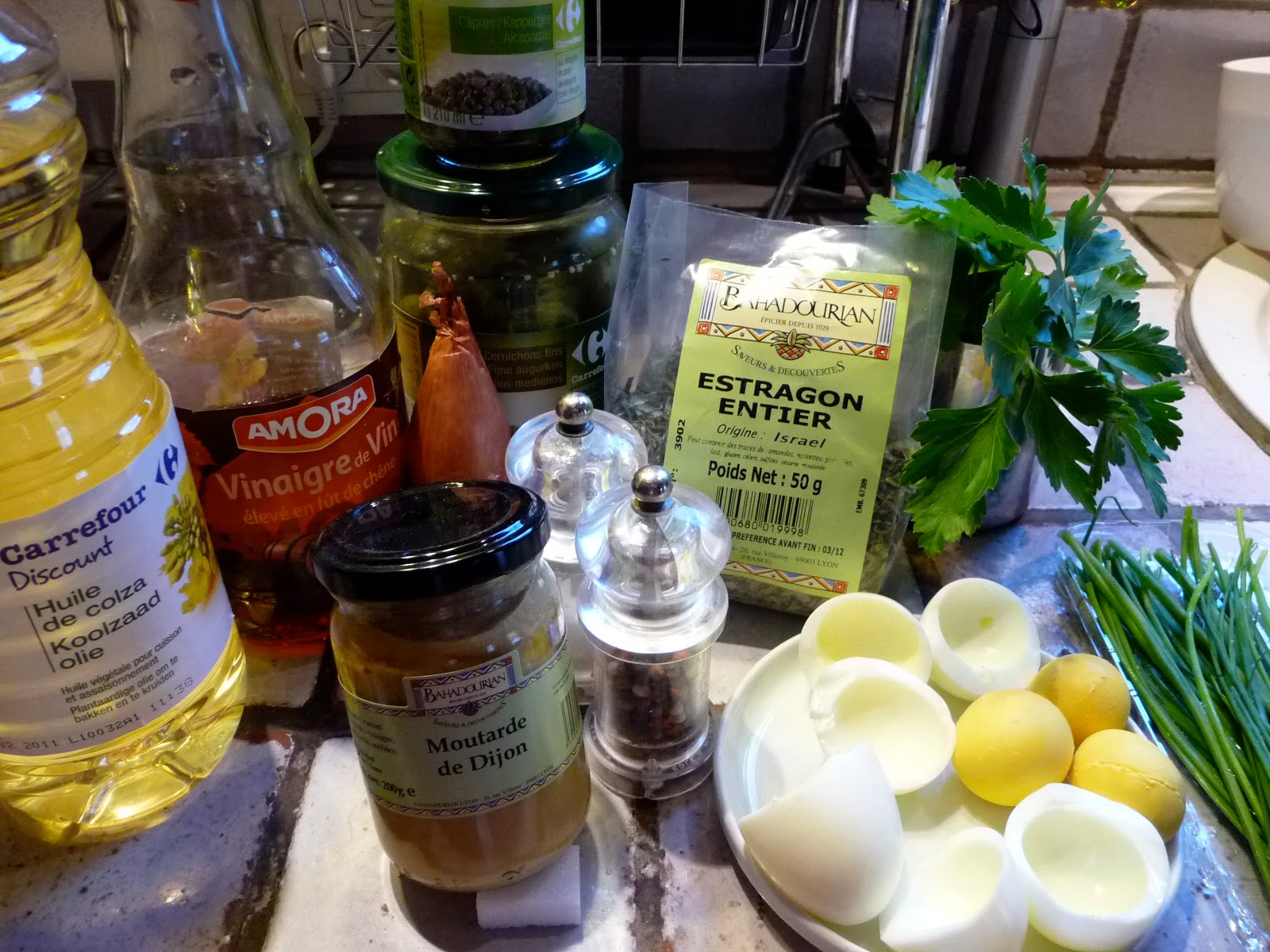 V TETE DE VEAU SAUCE GRIBICHE