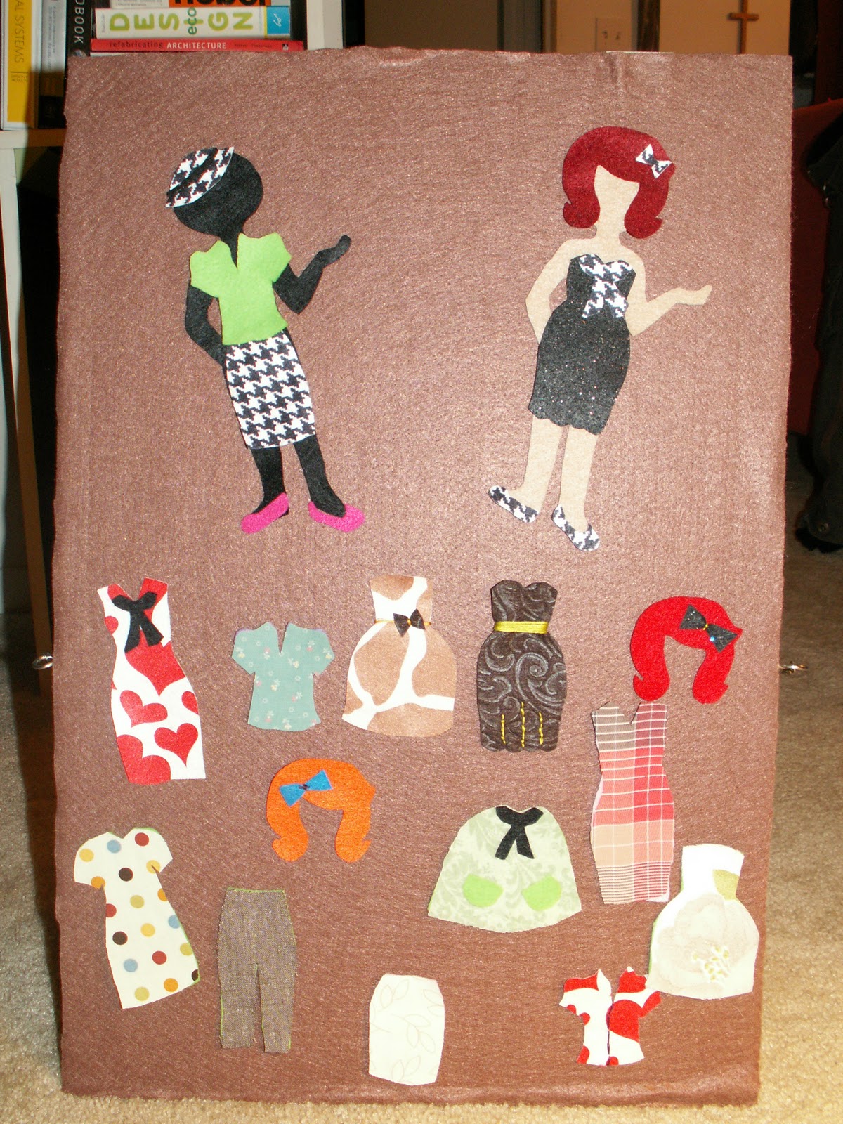 fezmade DIY Dress Up Doll Board