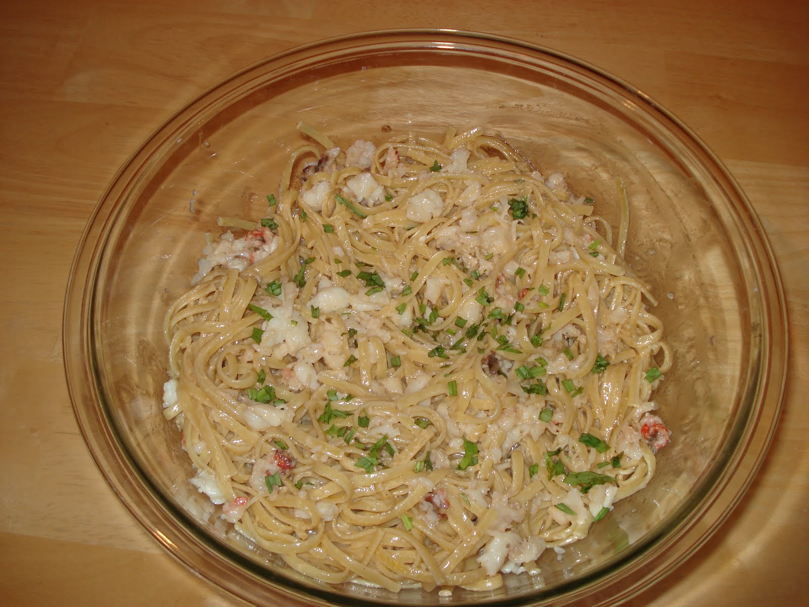 My Happy Place Linguine with LobsterTarragon Sauce