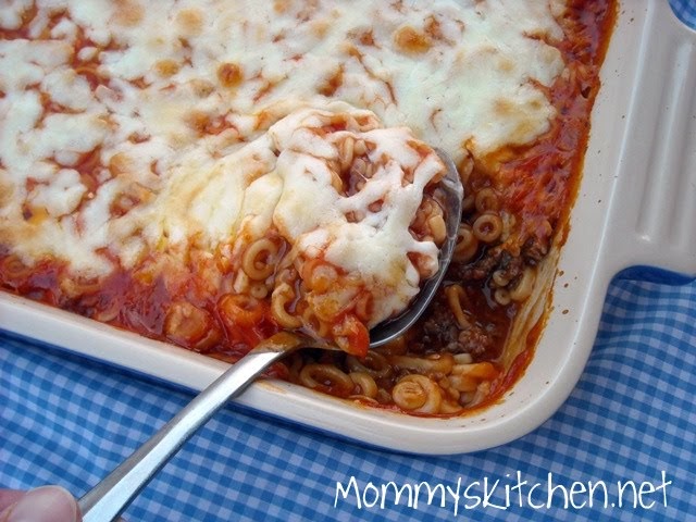 Super Easy Baked Spaghetti O Casserole — Mommy's Kitchen