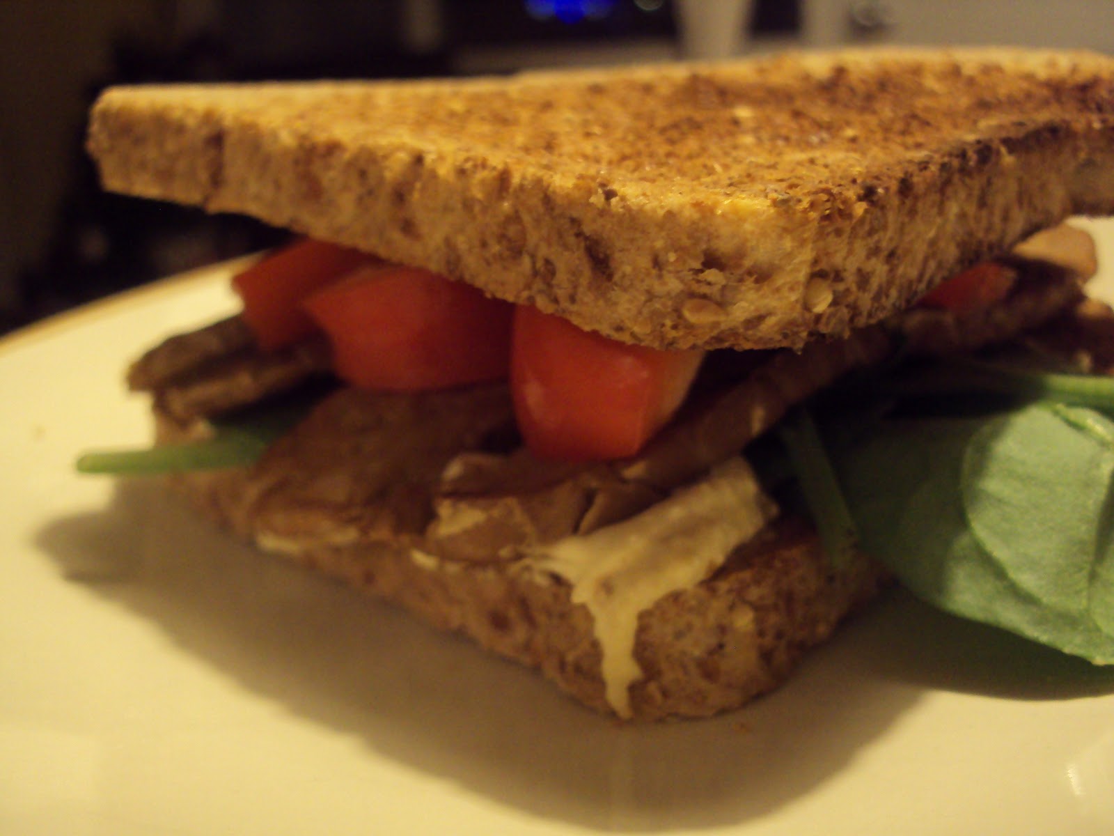 The Little Health Monster + Pregnancy! Tempeh bacon sandwichio