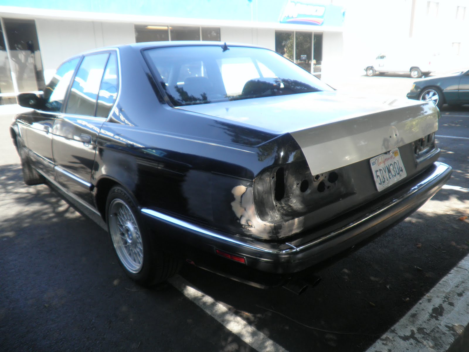 Bmw bumper paint repair #4