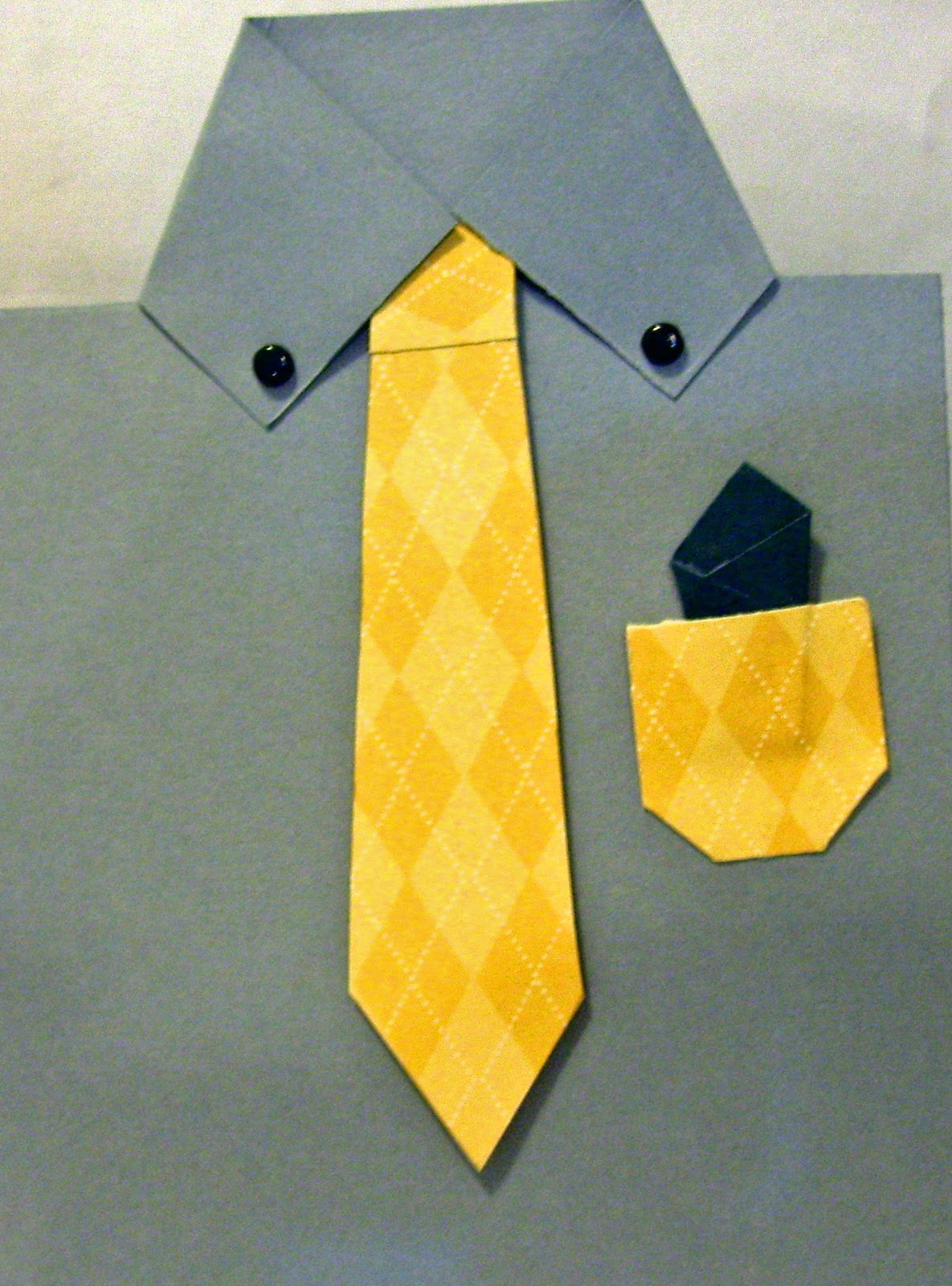 Crafty Maria Tutorials Man's Shirt Card Tutorial