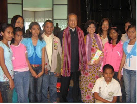 Timor Leste Children, Tun Dr Mahathir & Tun  Dr Siti  Haznah & Datin Paduka Marina Mahathir