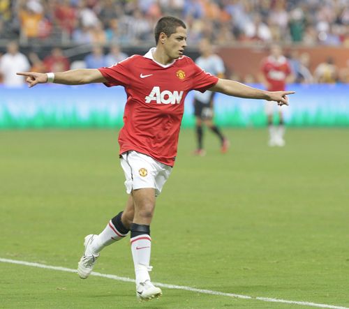 Chicharito brilhou em Old Trafford