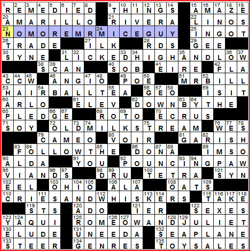 Diary of a Crossword Fiend: Sunday, 11/29/09