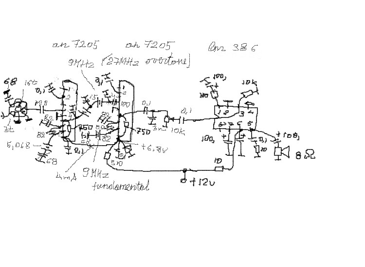 LY3LP laboratory: LM386+AN7205 simple 14Mhz receiver