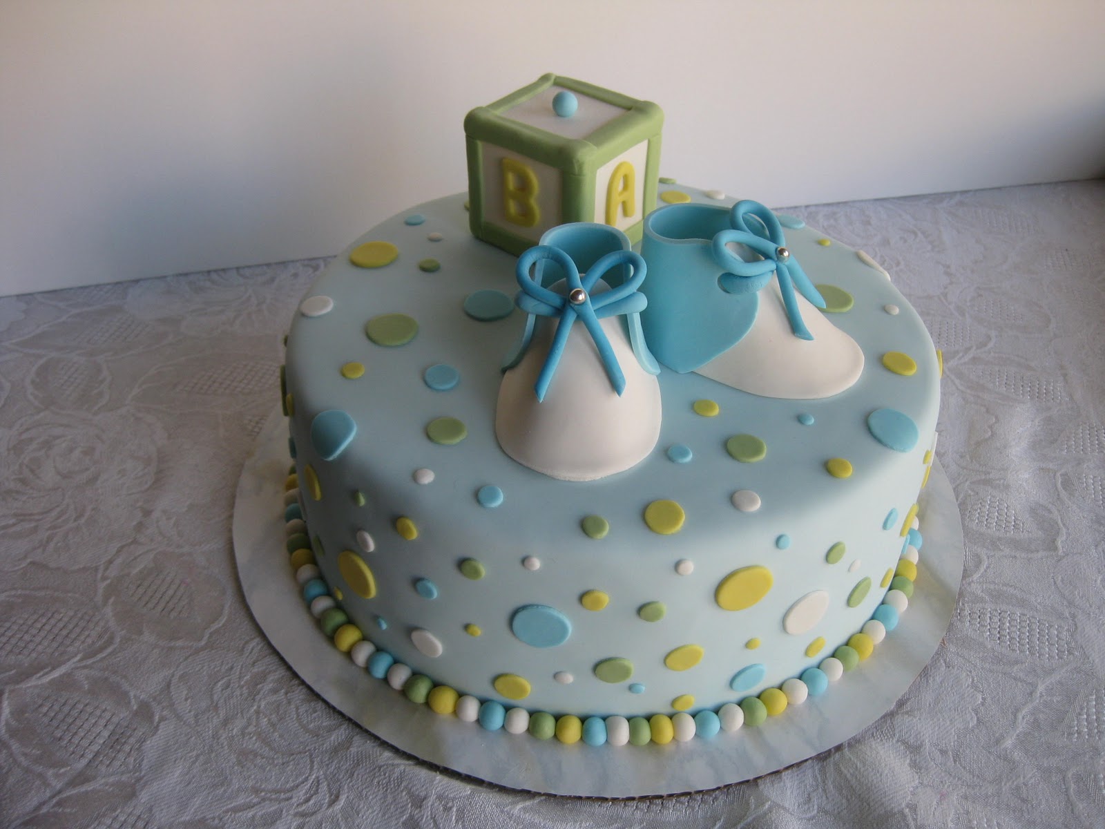 another baby shower cake this one was carrot cake with cream cheese ...