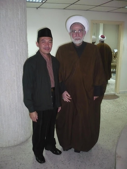 BERSAMA SYAIKH AHMAD ZEN KETUA TAJAMMU'UL ULAMA' AL MUSLIMIN LIBANON