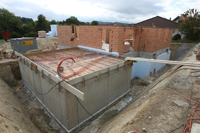 Unser Hausbauprojekt: Baufortschritt - 03.10.2008