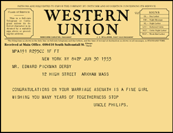 How were telegrams written image