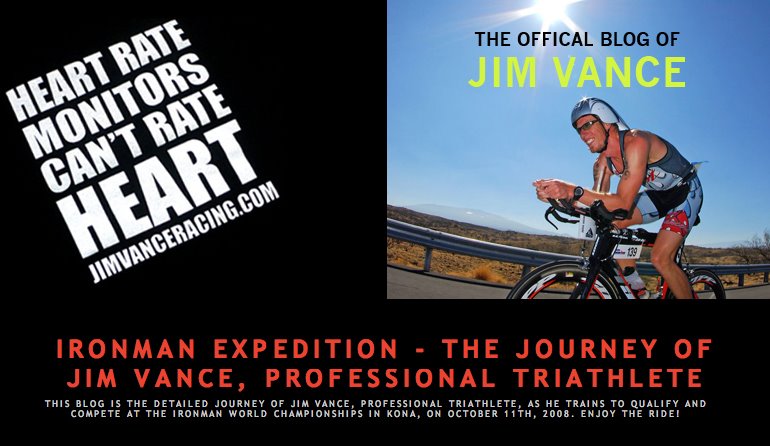 Ironman Expedition - The journey of Jim Vance, Professional Triathlete