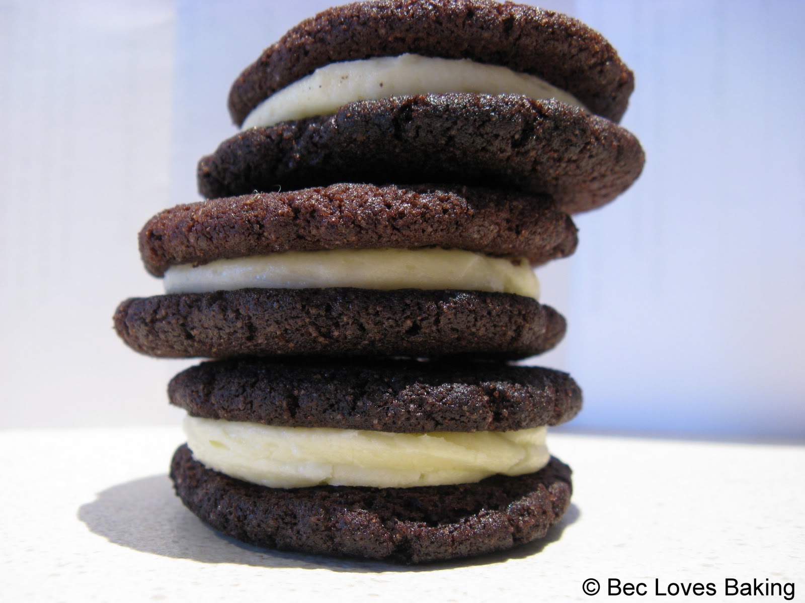 Bec Loves Baking Homemade Oreos