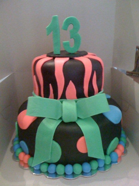 Cake Creations By Christina 13th Birthday Cake 