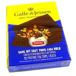 Licorice, Chocolate and other to love: Galle & Jessen Thin Chocolate plates for Danish Chocolate Sandwiches