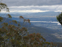 Northerly view from the Organ Pipes Track, Mt Wellington - 26th April 2008