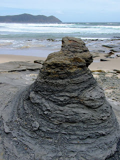 Weathered rock, near Lion Rock, South Cape Bay - 17th January 2009