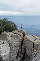 The Monument, Cape Hauy and the Hippolyte from the Monument Lookout - 14th August 2010