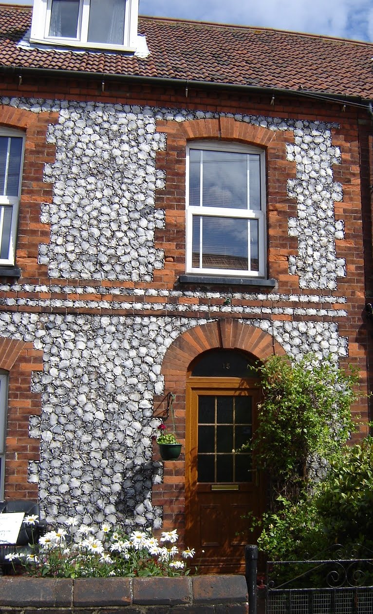 Shirley Goodwin Dyeing2Design Norfolk flint houses