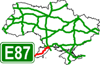 European Route Road E-87 - Европейский автомобильный маршрут Е87