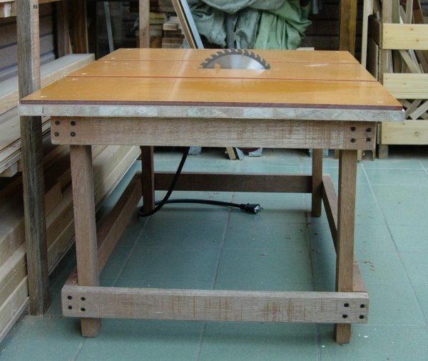 電子木工 30 自製鋸台 工作桌改造中