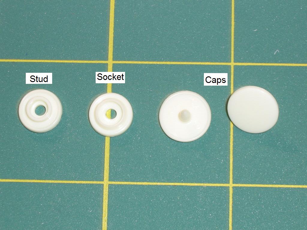 Anything handmade.... Sewing Notions 11 Kam Snaps & Cloth Pads