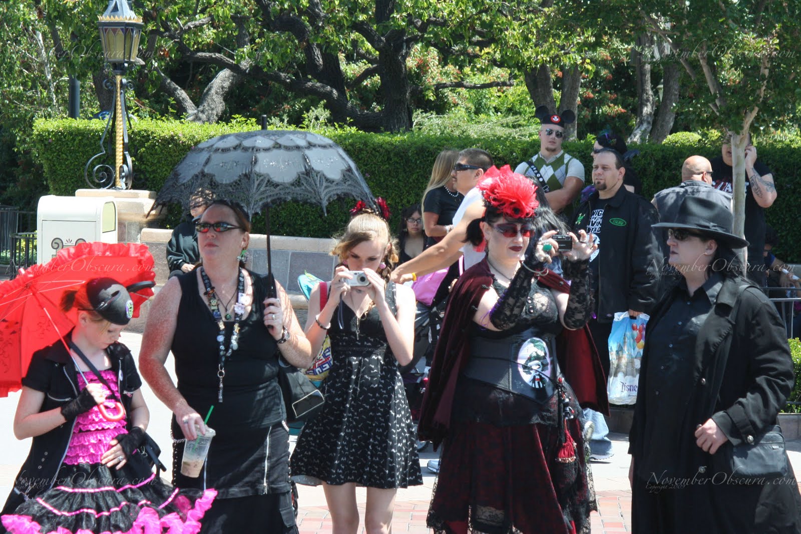 Gothic Tea Society Bats Day at Disneyland The People