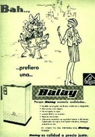Anuncios. 1961 Balay