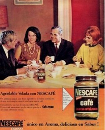 Anuncio. 1965 Nescafé. Nestlé