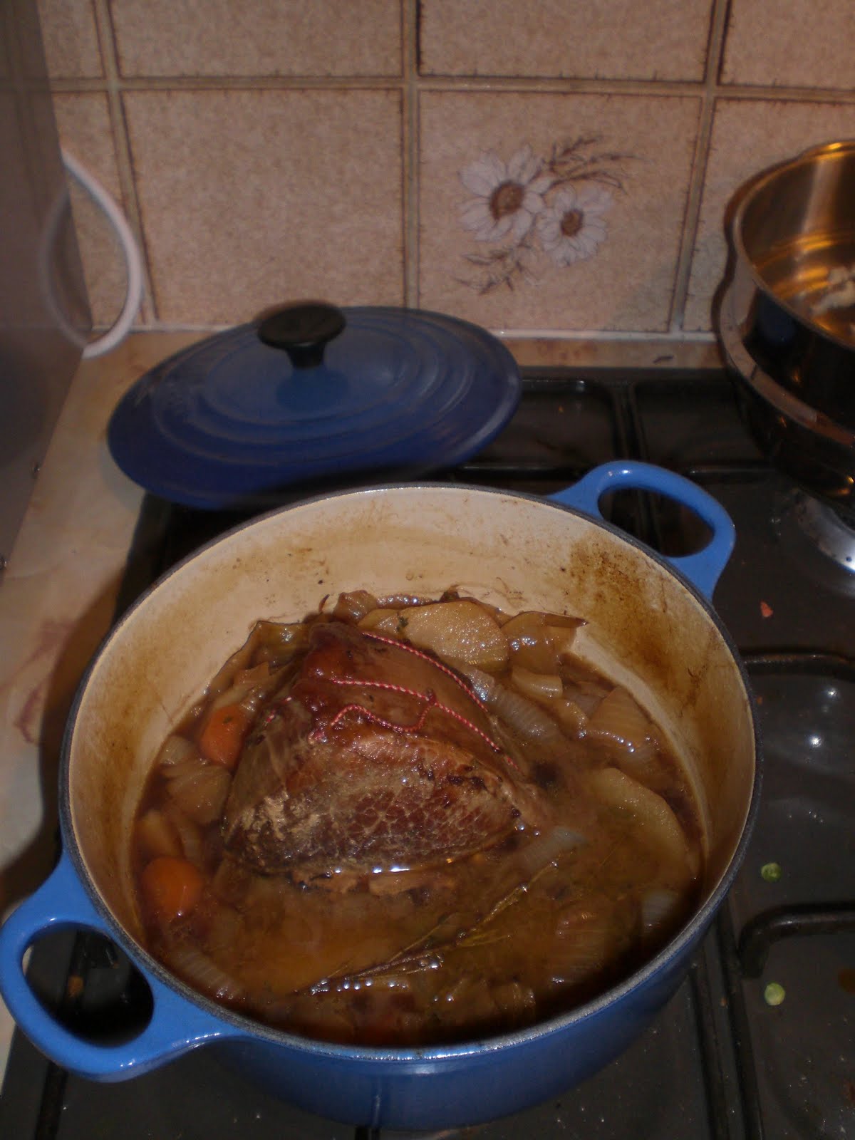 What's For Dinner Pot Roast with pan fried potatoes