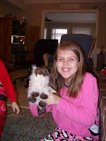 Kaylee and her new kitty!