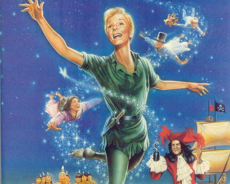 gold country girls: Mary Martin as Peter Pan