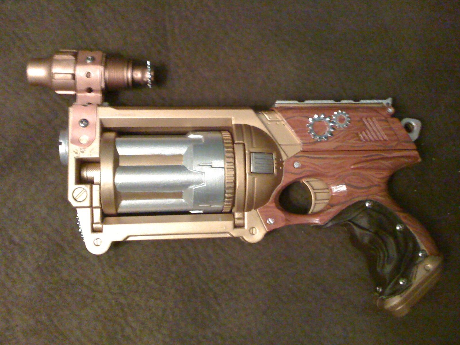 Project Fogg The Nerf Nstrike Maverick 6 Rotating Barrel Gun