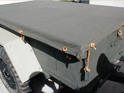 M416 Military Jeep Trailer Cavanas Cover