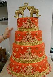 indian cake decorated elephants topper cakes india elephant traditional gold weddings designs bollywood henna bride unique bridal recipe toppers cupcakes