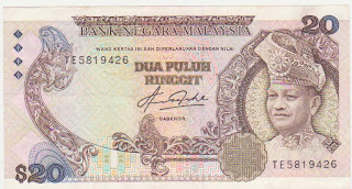 DUIT LAMA & BARANG ANTIK: Duit RM20
