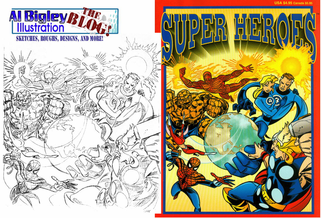 Al Bigley Illustration-The Blog!: More Marvel Superheroes Coloring - Al Bigley Illustration-The Blog!: More Marvel Superheroes Coloring