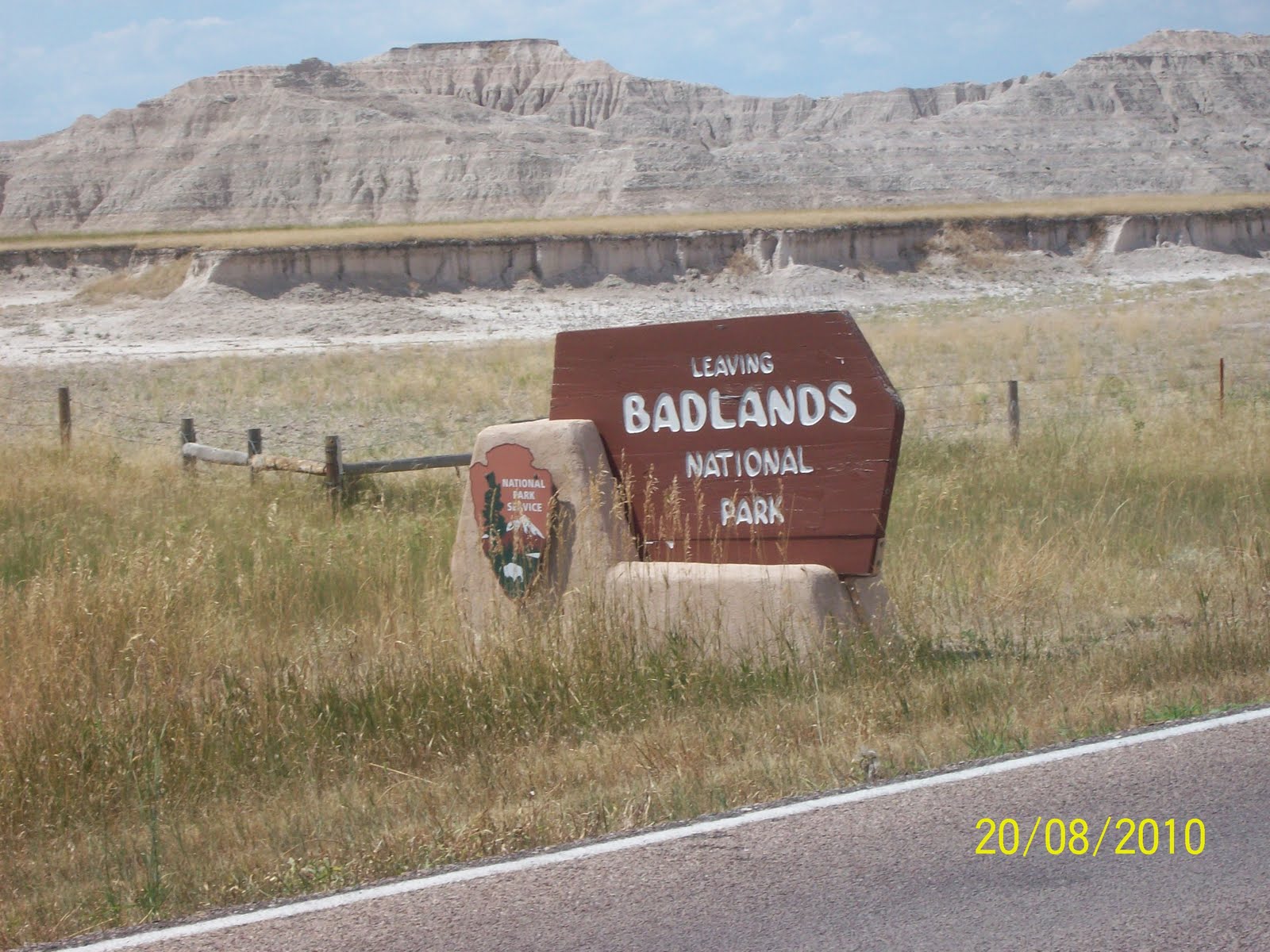 (Fromacrossthe)PondLife Pine Ridge Reservation SD, The Badlands