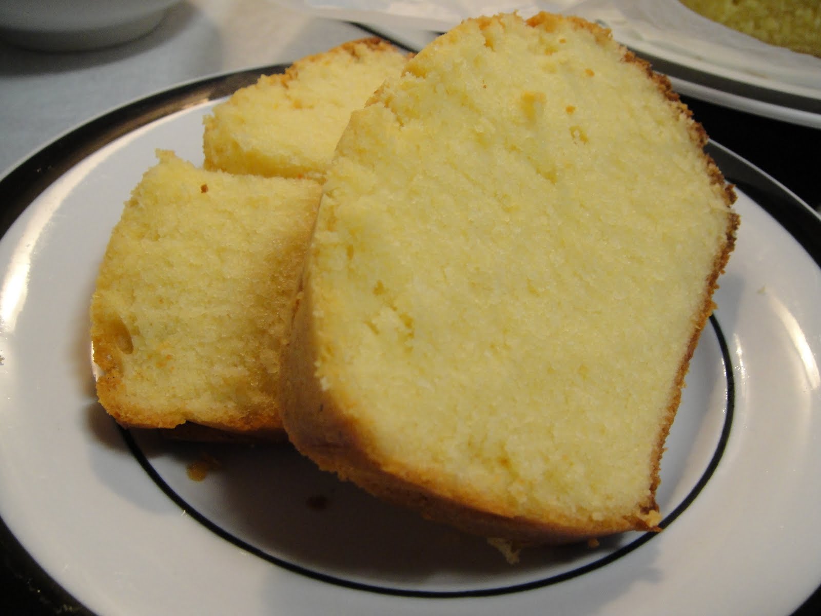 My vanity Kitchen condensed milk pound cake