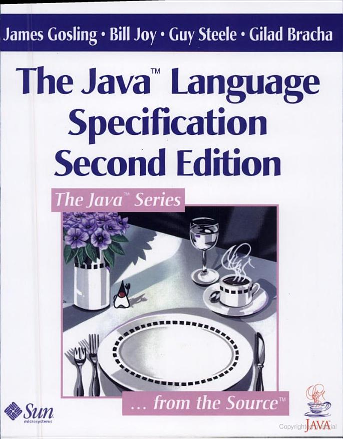 Book download java language specification 3rd edition